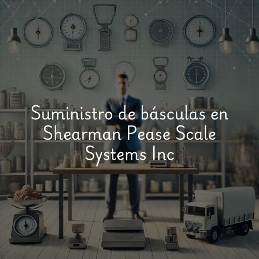Suministro de básculas en Shearman Pease Scale Systems Inc