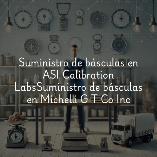 Suministro de básculas en