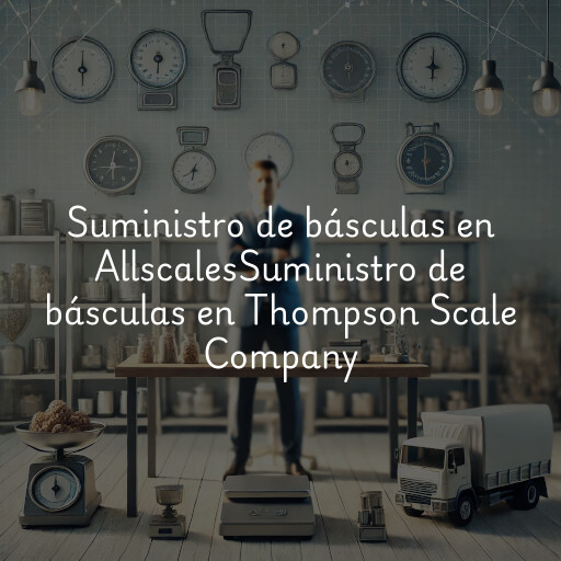 Suministro de básculas en