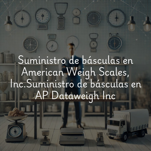 Suministro de básculas en