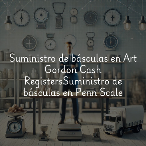 Suministro de básculas en