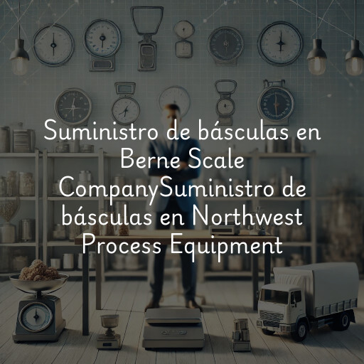 Suministro de básculas en