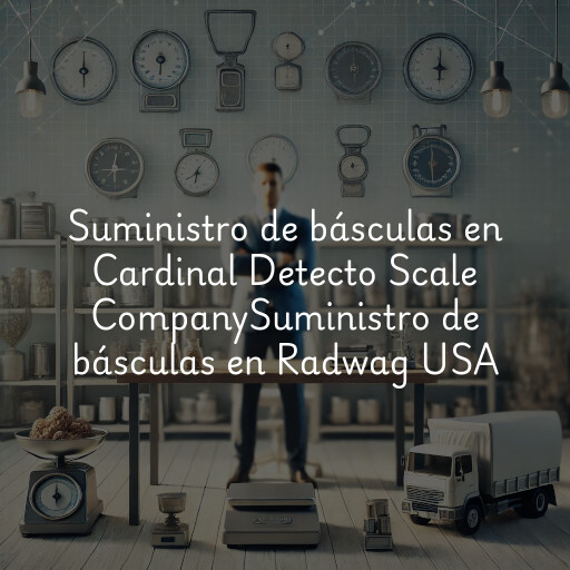 Suministro de básculas en