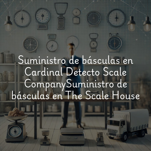 Suministro de básculas en