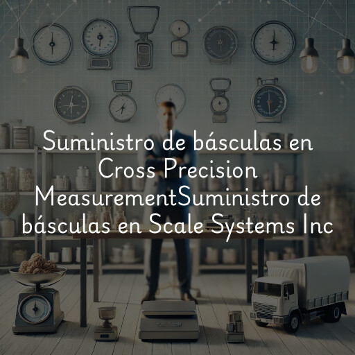 Suministro de básculas en