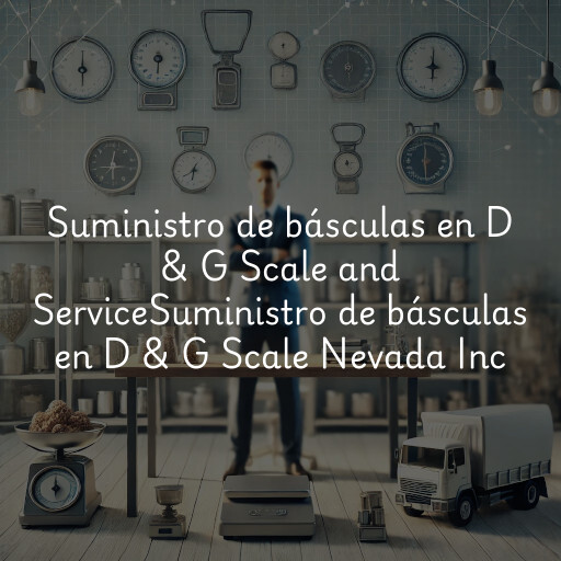 Suministro de básculas en