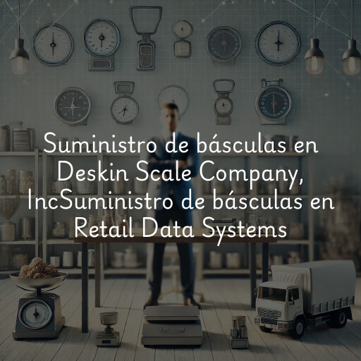 Suministro de básculas en