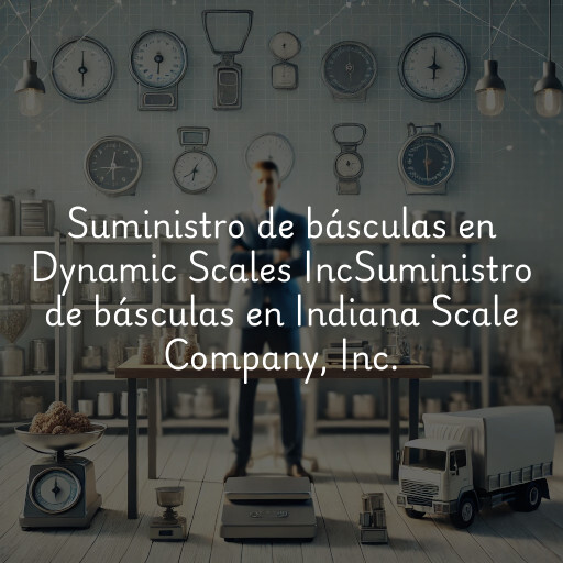 Suministro de básculas en
