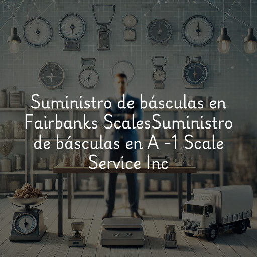 Suministro de básculas en