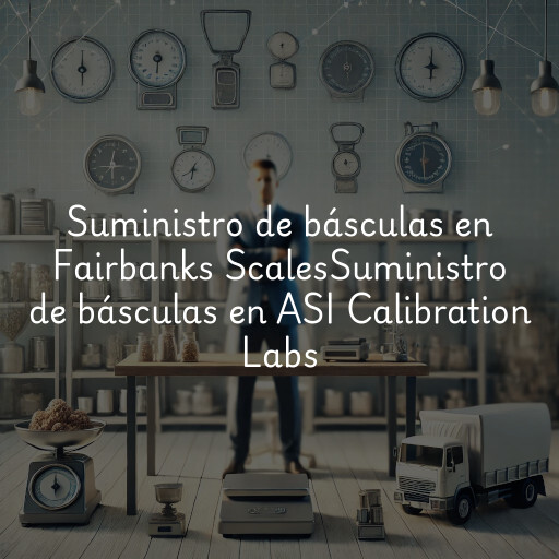 Suministro de básculas en