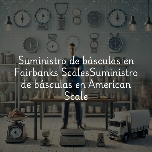 Suministro de básculas en