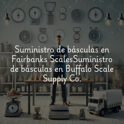 Suministro de básculas en