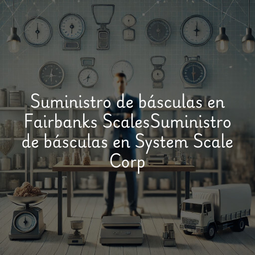Suministro de básculas en