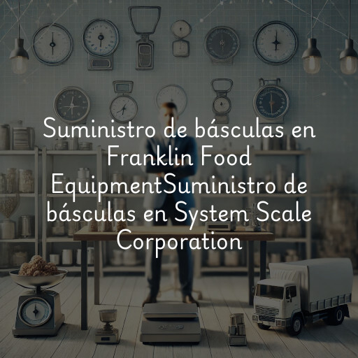Suministro de básculas en