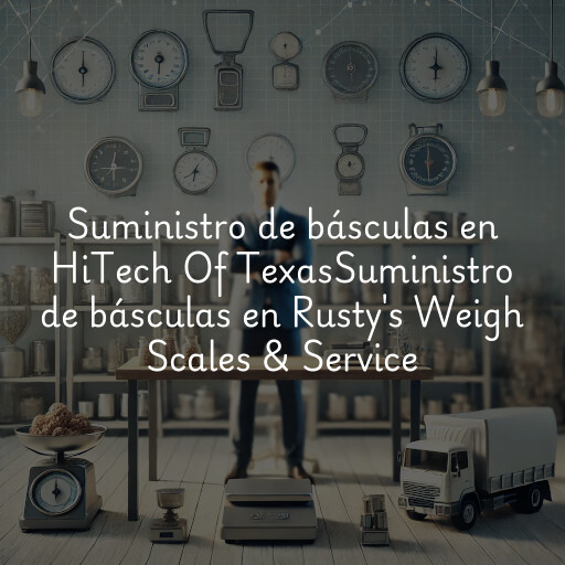 Suministro de básculas en