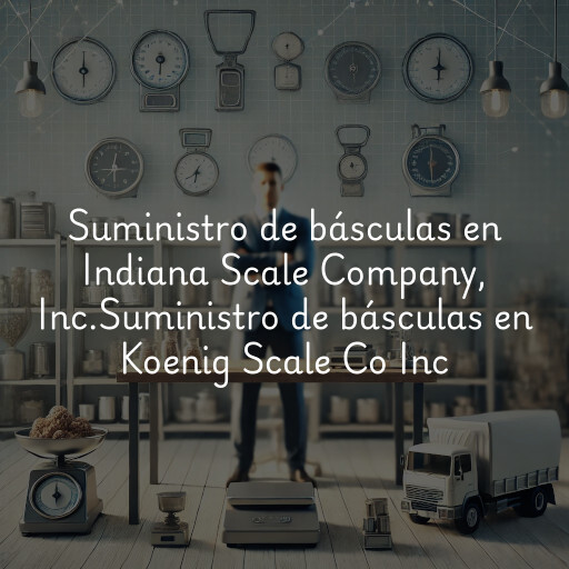 Suministro de básculas en
