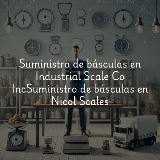 Suministro de básculas en