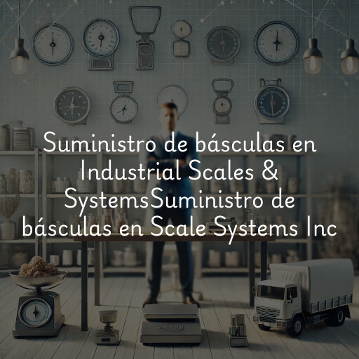 Suministro de básculas en
