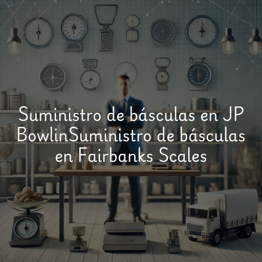 Suministro de básculas en
