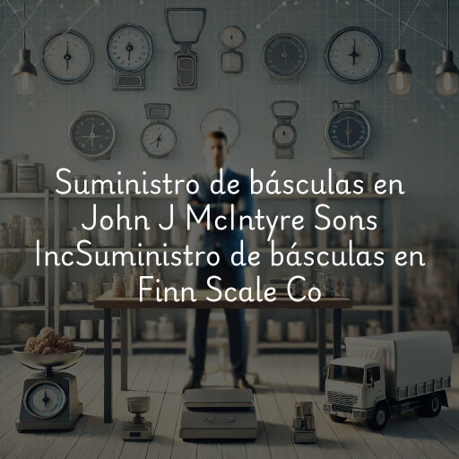Suministro de básculas en