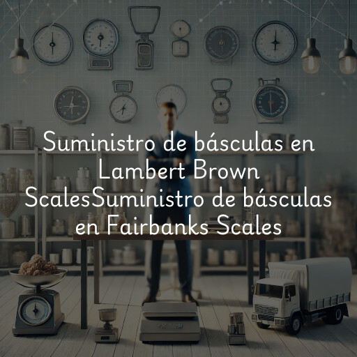 Suministro de básculas en