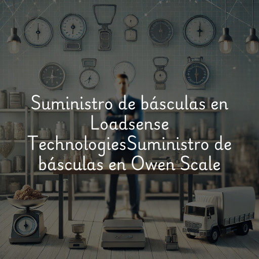 Suministro de básculas en
