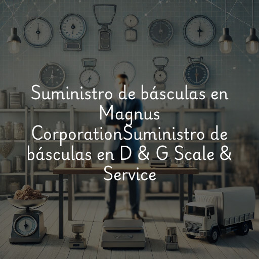 Suministro de básculas en