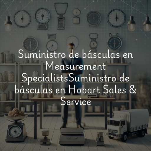 Suministro de básculas en