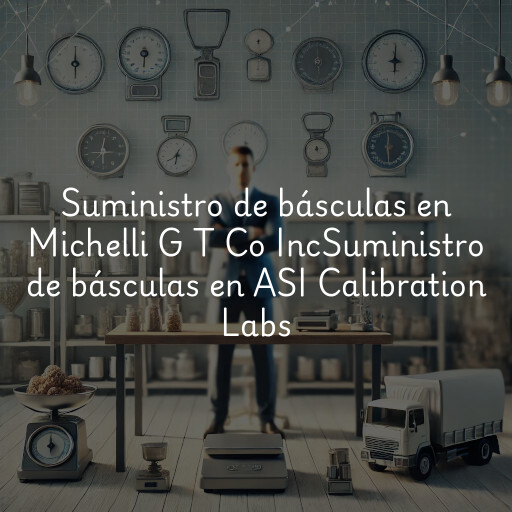 Suministro de básculas en