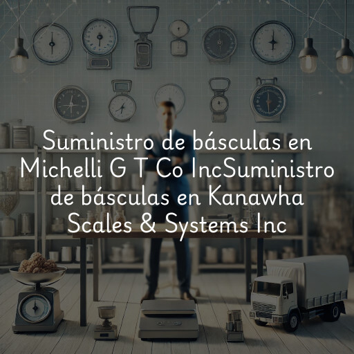 Suministro de básculas en