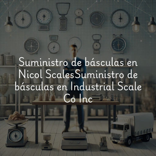 Suministro de básculas en