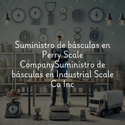 Suministro de básculas en