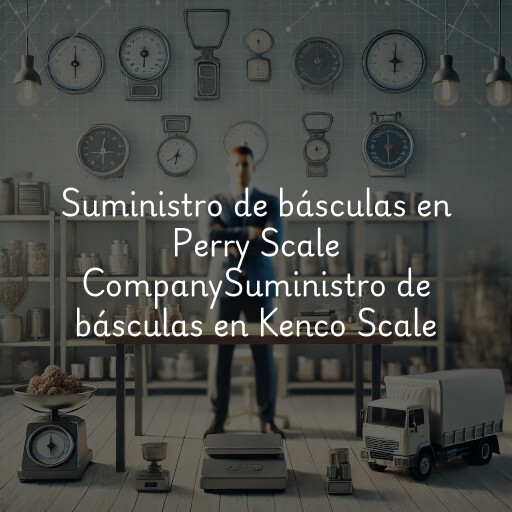 Suministro de básculas en