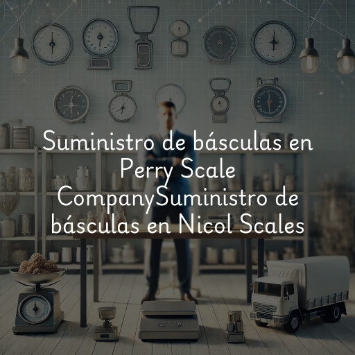 Suministro de básculas en