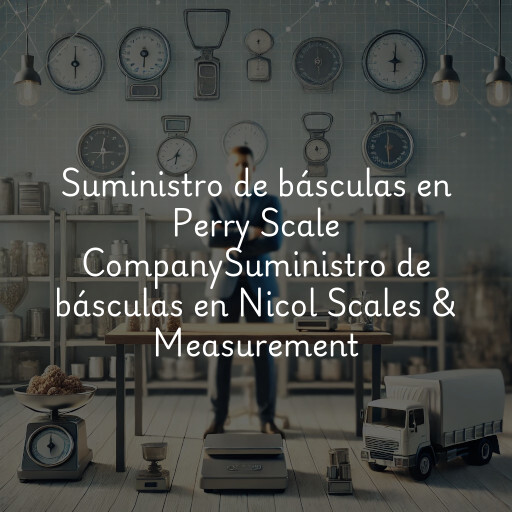 Suministro de básculas en