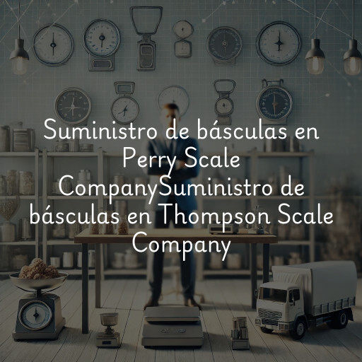 Suministro de básculas en