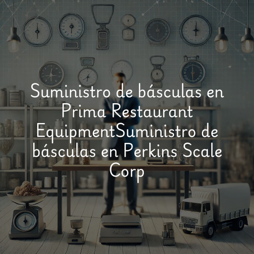 Suministro de básculas en