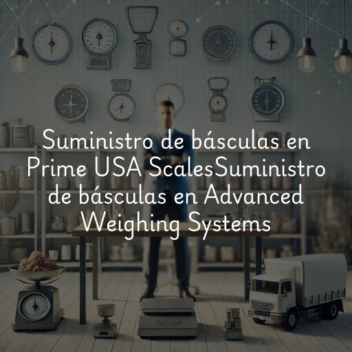 Suministro de básculas en