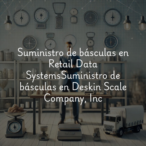 Suministro de básculas en