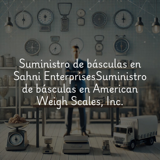 Suministro de básculas en