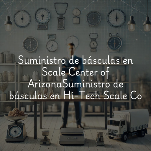 Suministro de básculas en