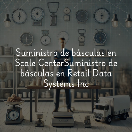 Suministro de básculas en