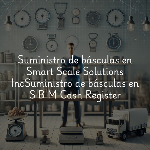 Suministro de básculas en