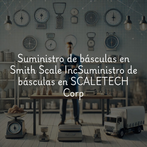 Suministro de básculas en