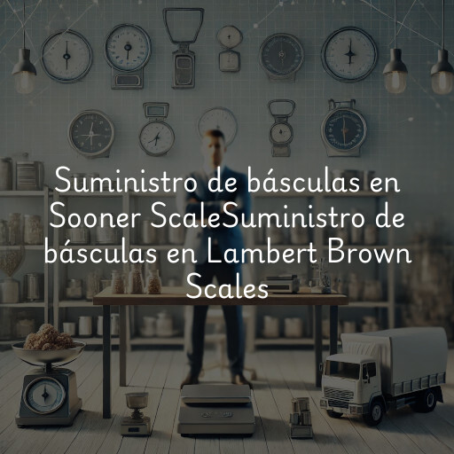 Suministro de básculas en