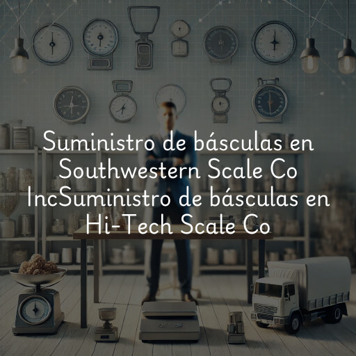 Suministro de básculas en