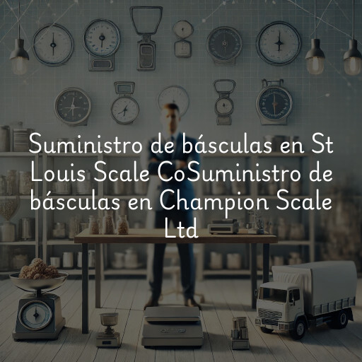 Suministro de básculas en