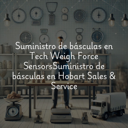 Suministro de básculas en