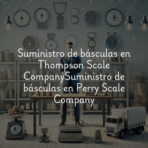 Suministro de básculas en