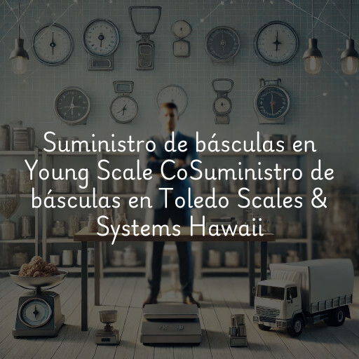 Suministro de básculas en